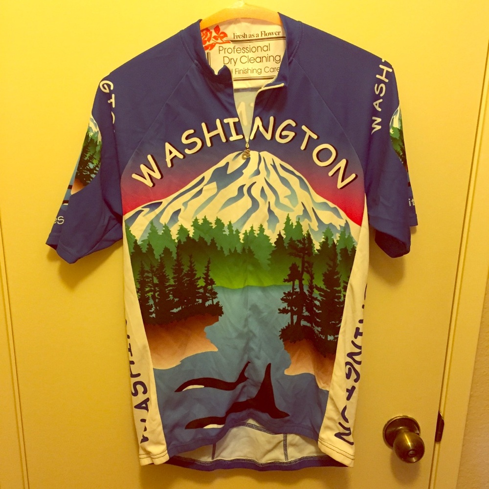 Washington State Cycling Shirt